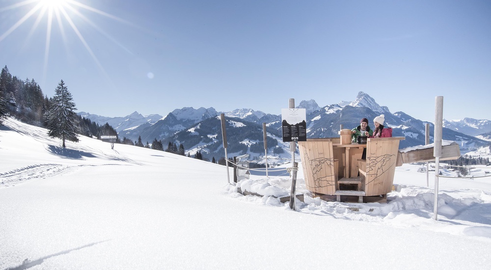 Winterwandern, verschneite Berglandschaften