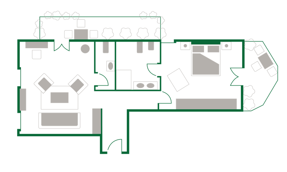 room - ground plan