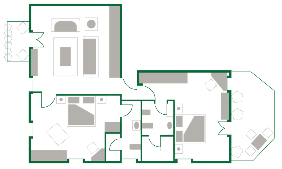 room - ground plan