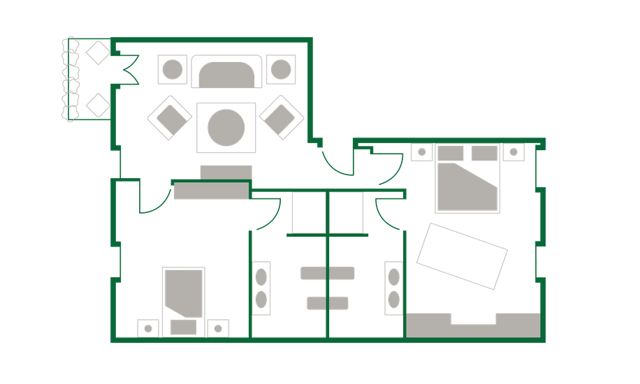 room - ground plan