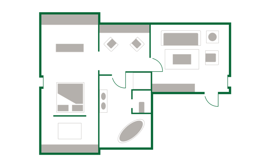 room - ground plan