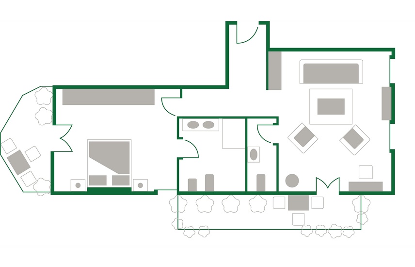room - ground plan