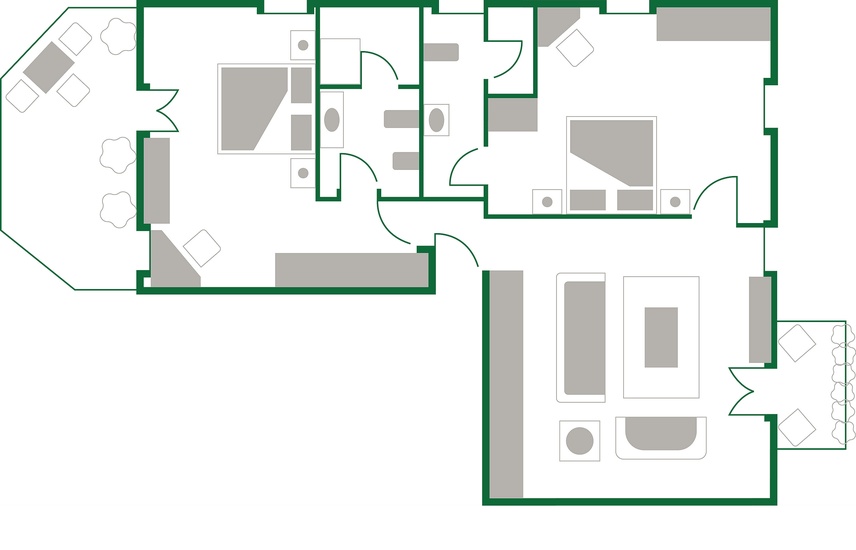 room - ground plan