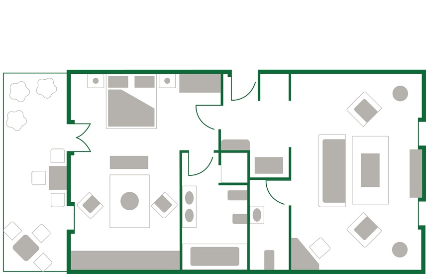 room - ground plan