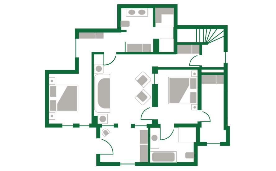 room - ground plan