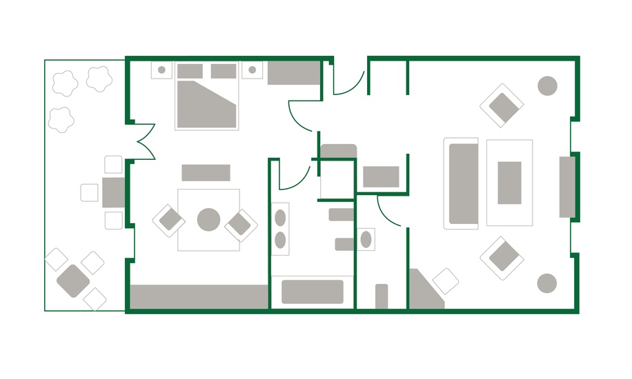 room - ground plan